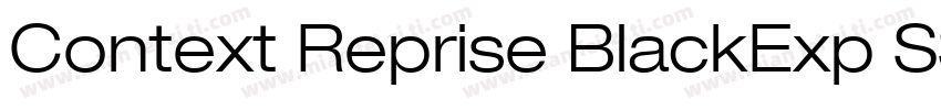 Context Reprise BlackExp SSi Bold字体转换